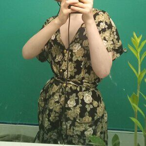 HANDMADE WITH POCKETS 1940's style dress